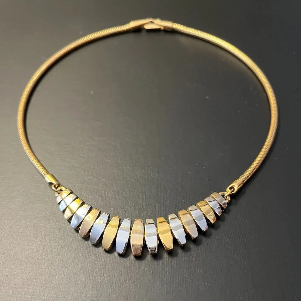 Vintage Crown Trifari Necklace 16" Signed - Picture 1 of 5